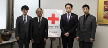 日本赤十字社香川県支部へ「東日本大地震」義援金の贈呈